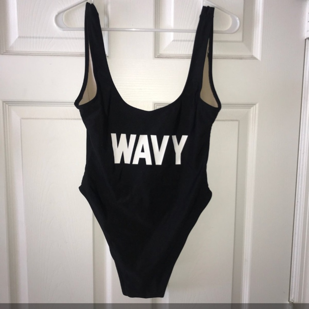 Black private party swimsuit